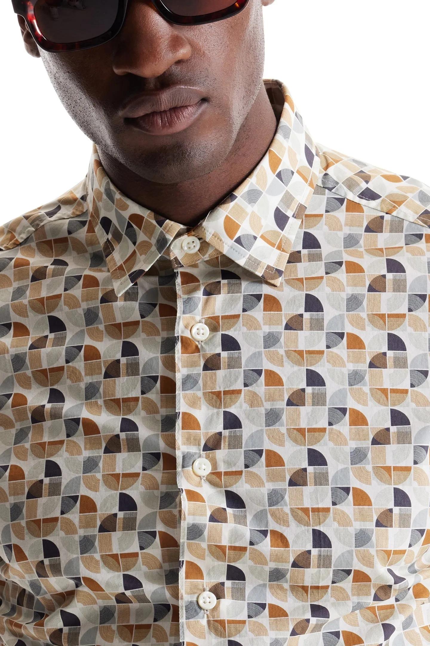 Soft Cloth Collar Shirt in Italian Poplin - White Archer Zen