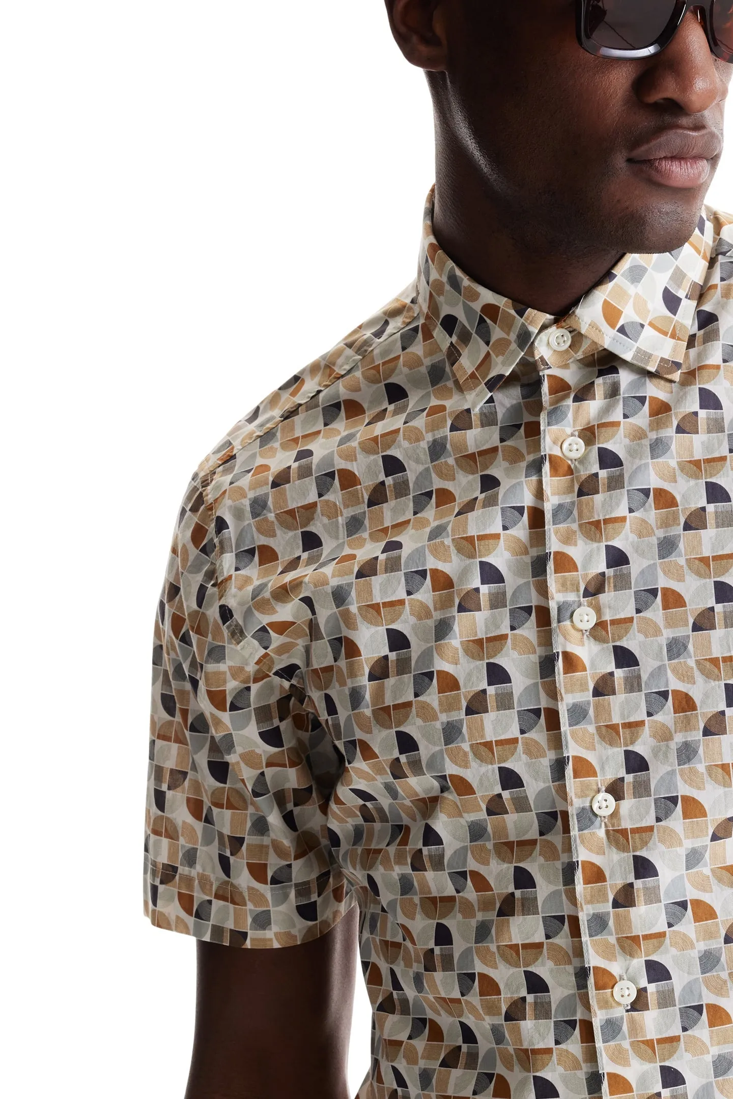 Soft Cloth Collar Shirt in Italian Poplin - White Archer Zen