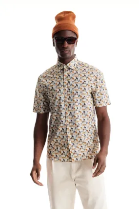 Soft Cloth Collar Shirt in Italian Poplin - White Archer Zen