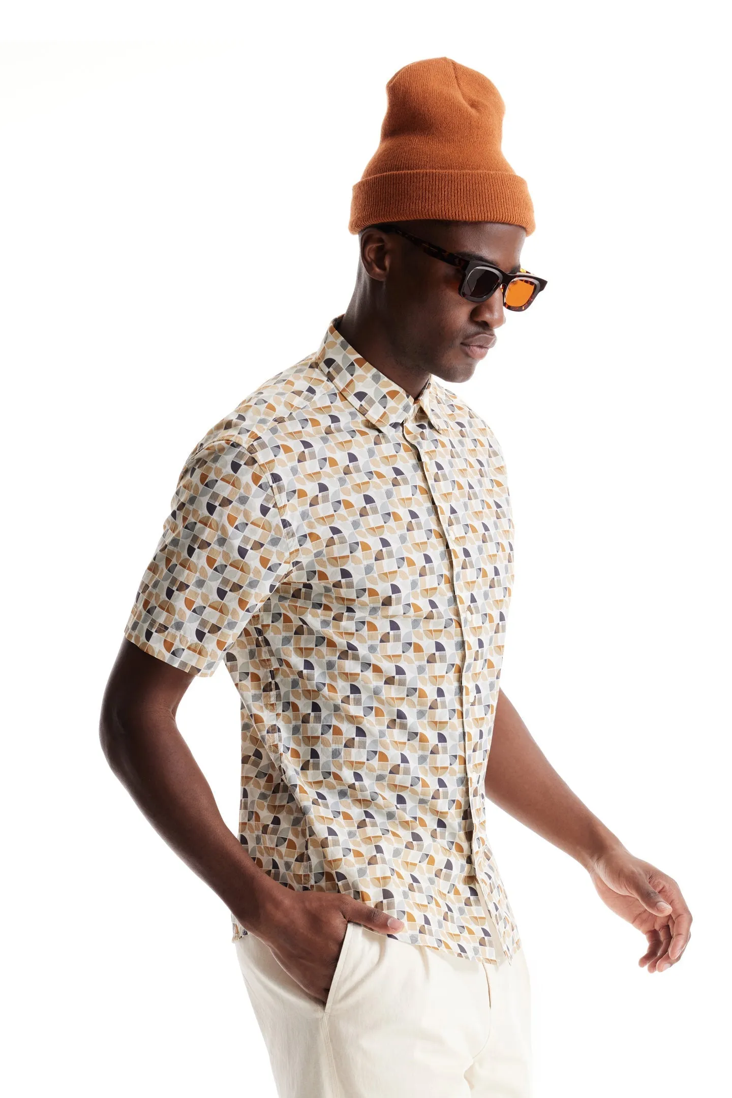 Soft Cloth Collar Shirt in Italian Poplin - White Archer Zen