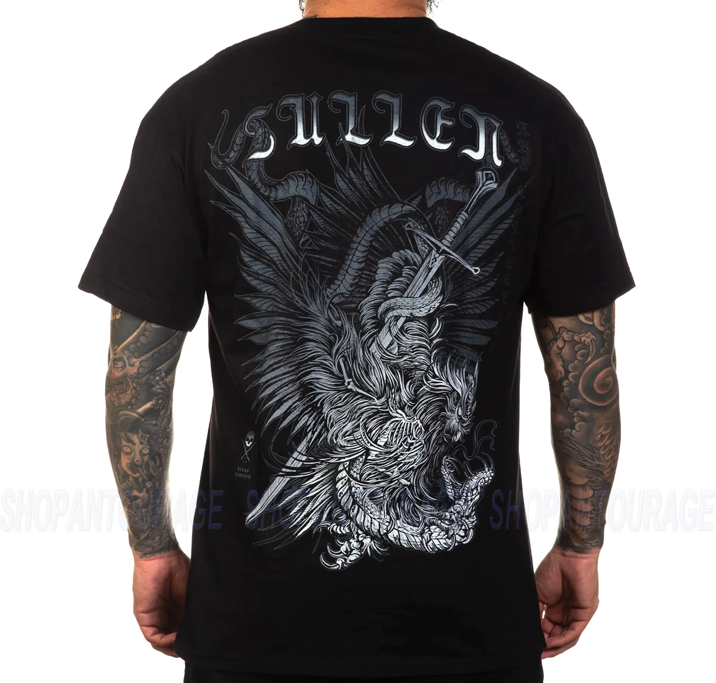 Sullen Art Collective Almeida Owl Standard SCM4749 Short Sleeve Men`s T-shirt