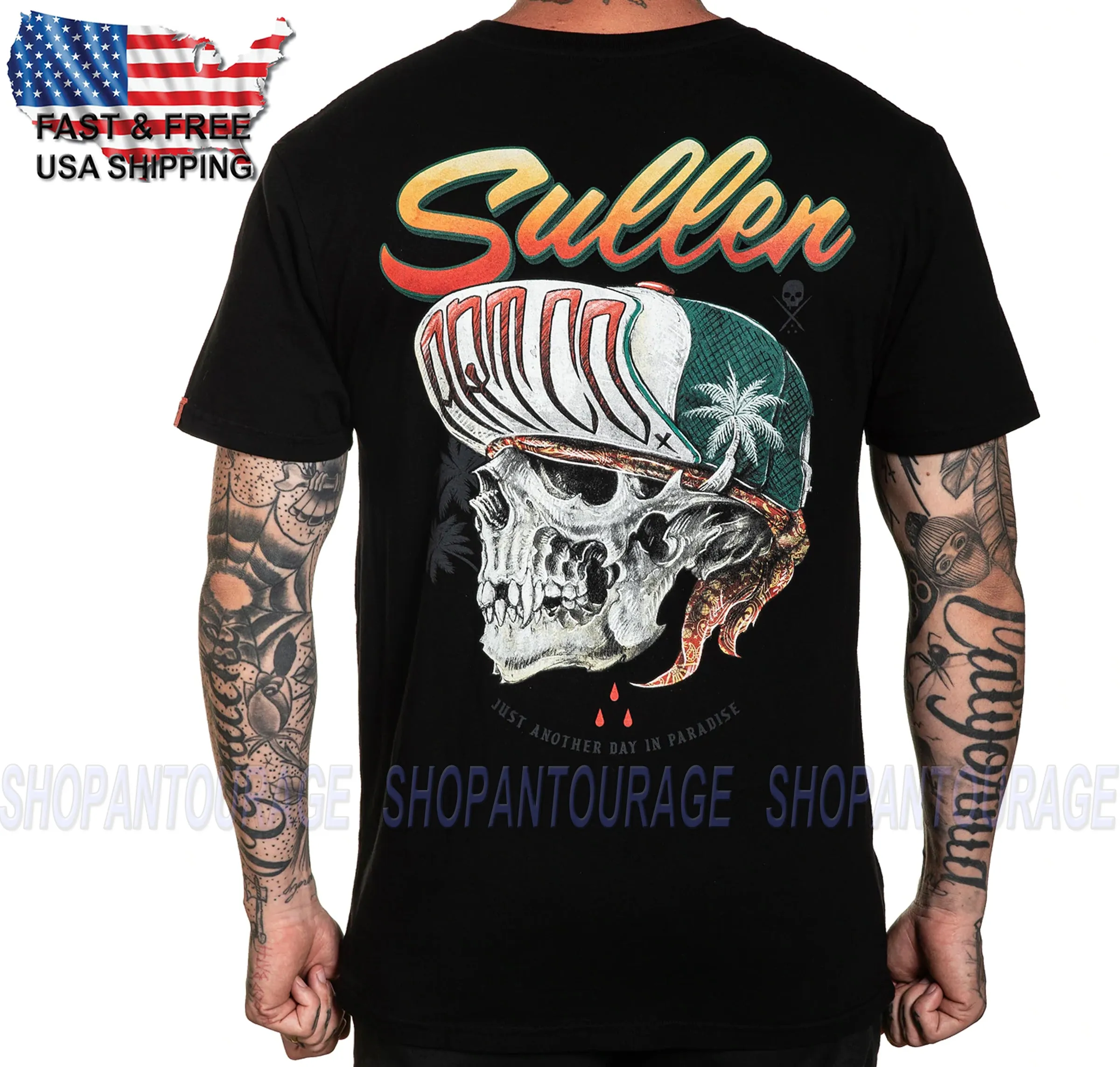 Sullen Art Collective Another Day SCM3830 New Premium Short Sleeve Men`s T-shirt