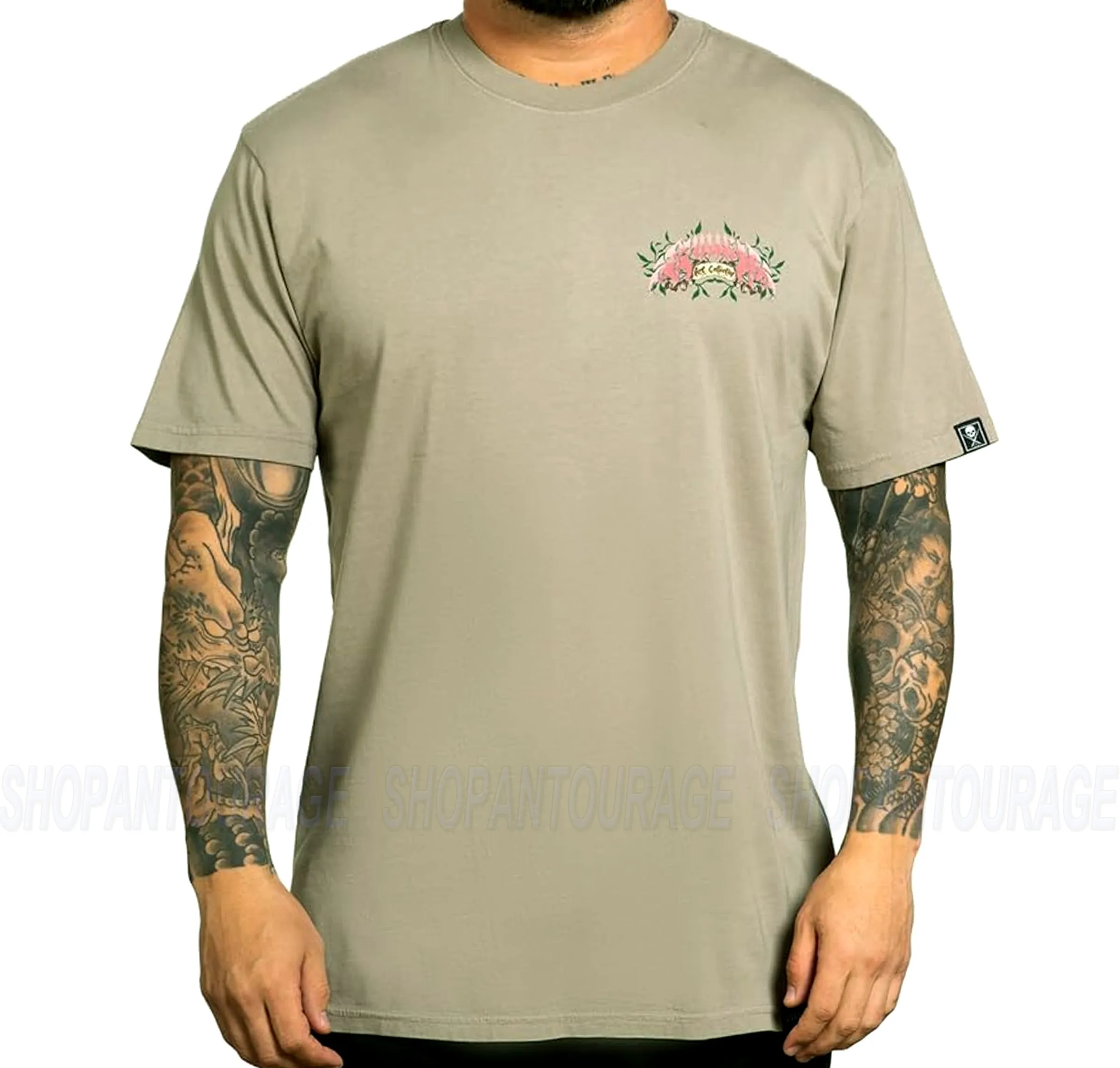 Sullen Art Collective Crow Skull Premium Fit SCM5290 Short Sleeve Men`s T-shirt.