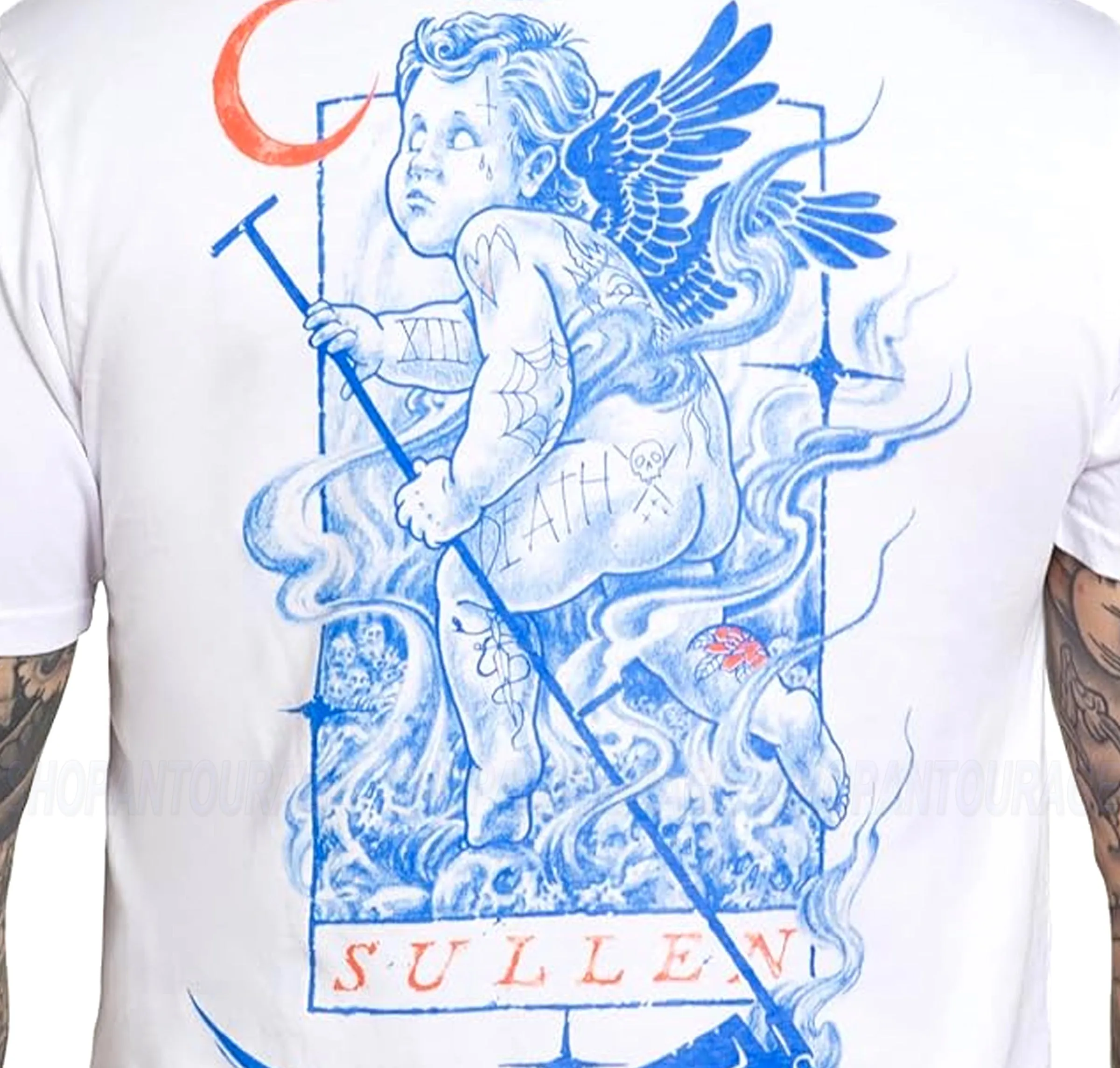 Sullen Art Collective Death Angel Premium SCM6527 Short Sleeve T-shirt For Men