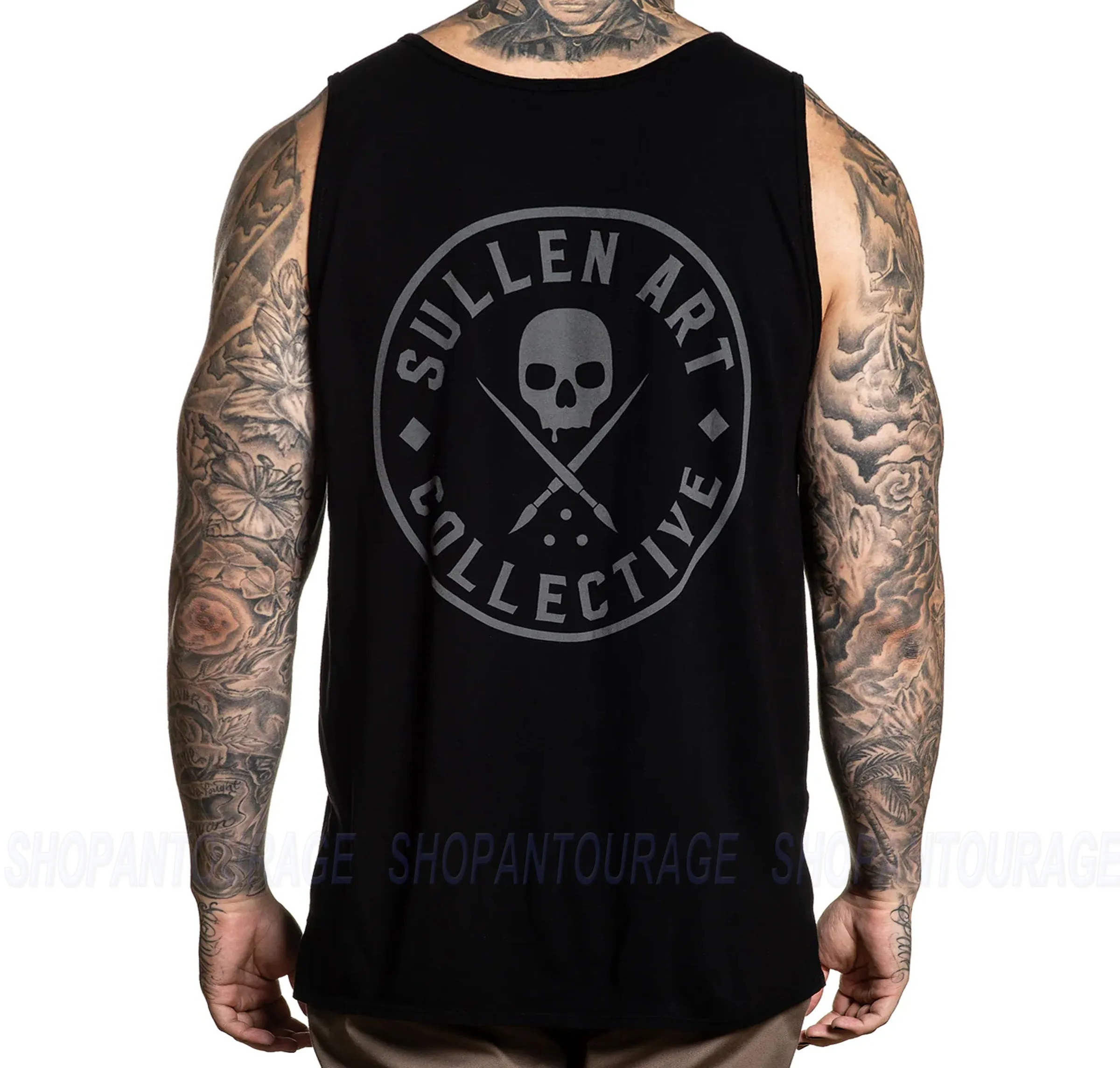 Sullen Art Collective Forever SCM3201 New Graphic Tattoo Sleeveless Tank Top For Men | 2 Colors