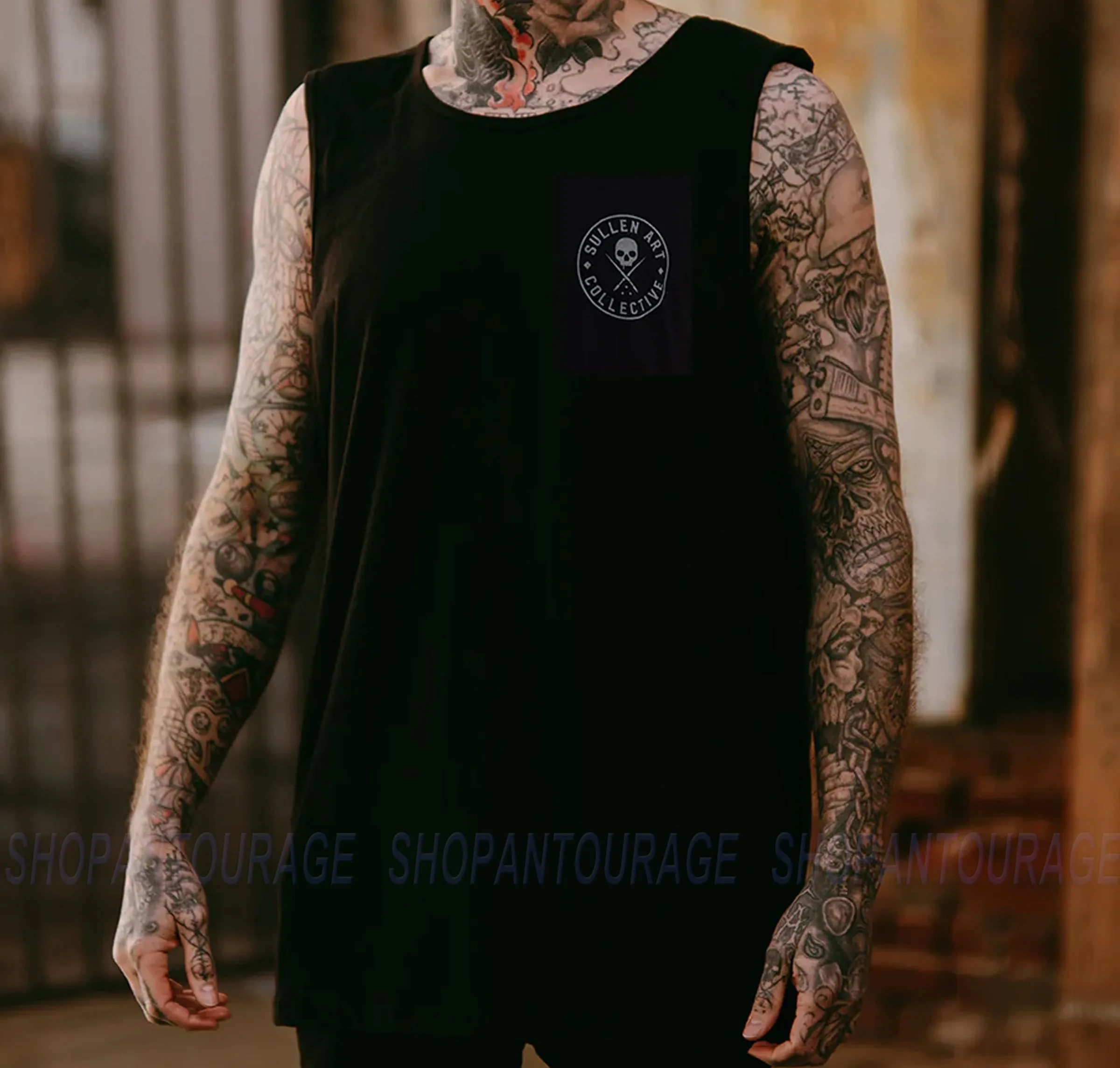 Sullen Art Collective Forever SCM3201 New Graphic Tattoo Sleeveless Tank Top For Men | 2 Colors