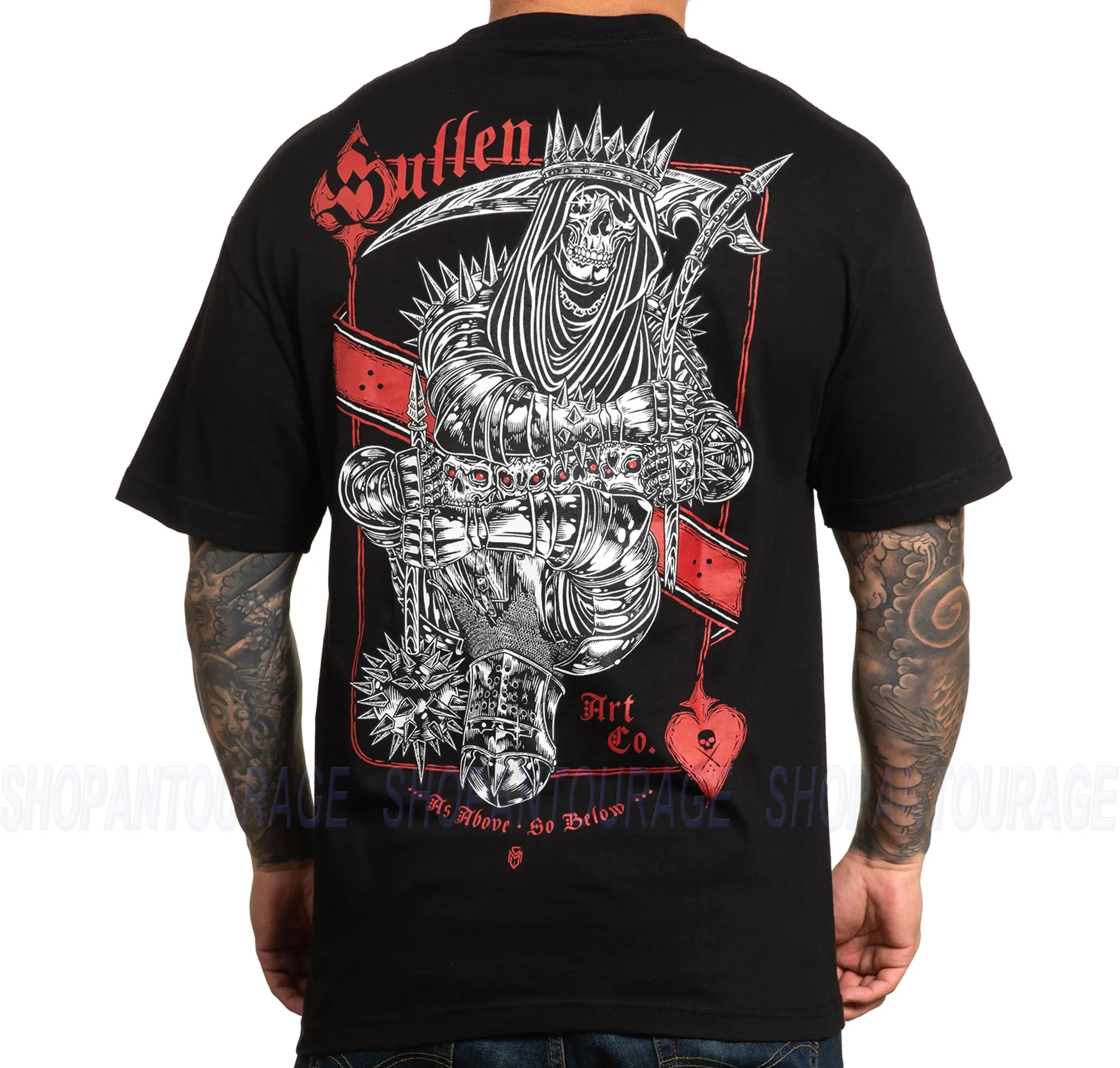Sullen Art Collective King Reaper Standard SCM5243 Short Sleeve Men`s T-shirt