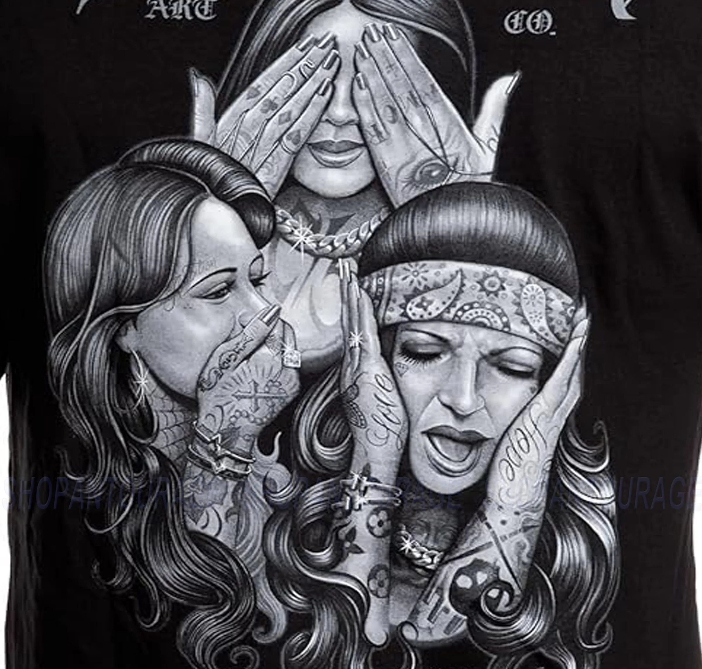 Sullen Art Collective No Evil Standard Fit SCM6883 Short Sleeve Men`s T-shirt