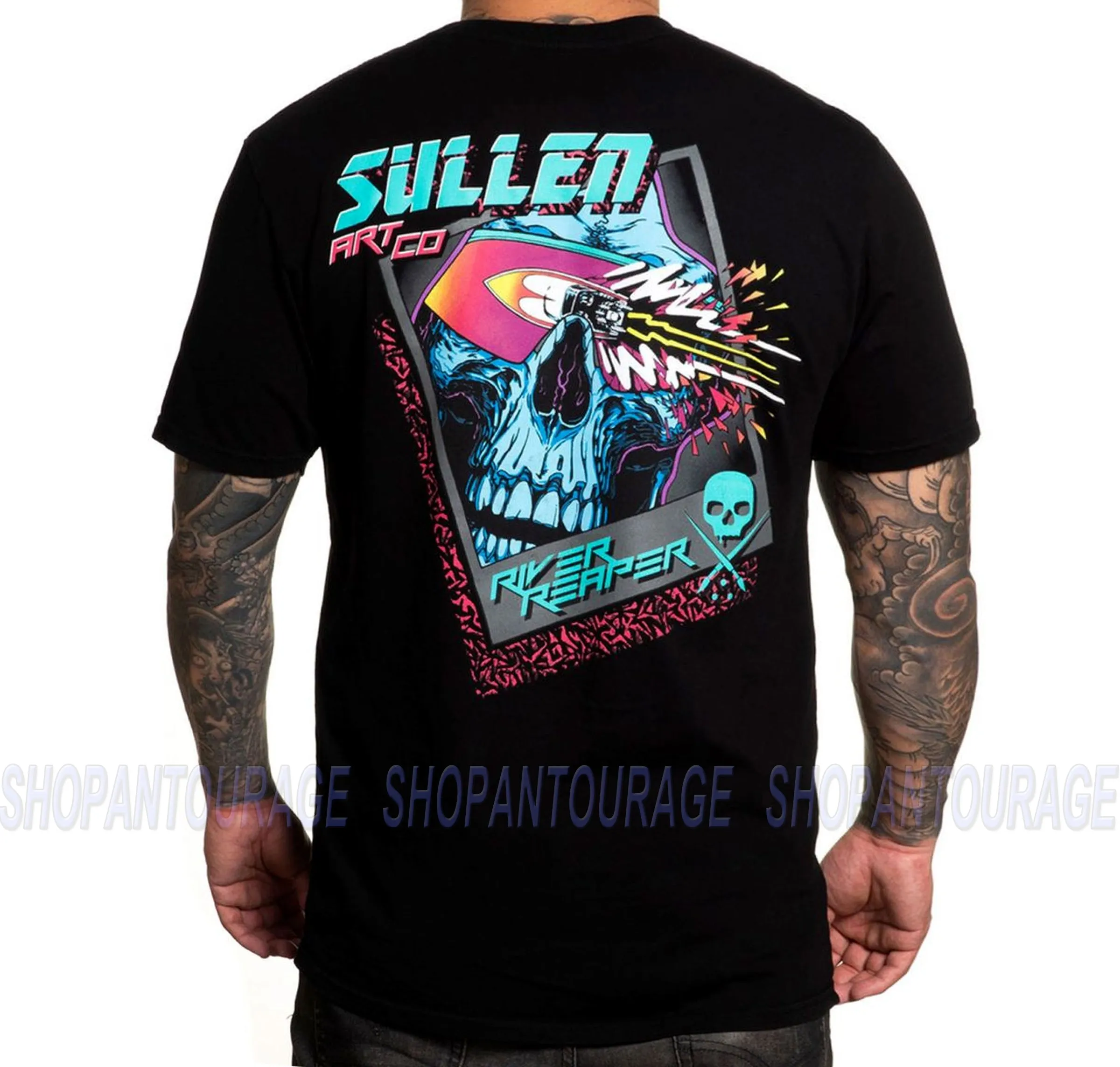 Sullen Art Collective River Blaster SCM4270 Standard Short Sleeve Men`s T-shirt