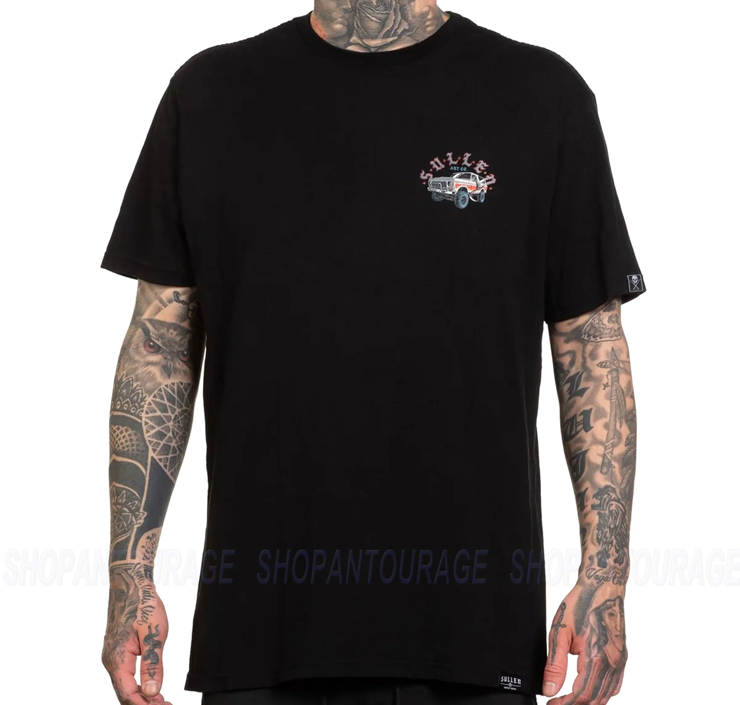Sullen End Of The Road Premium Fit SCM6545 New Short Sleeve T-shirt For Men