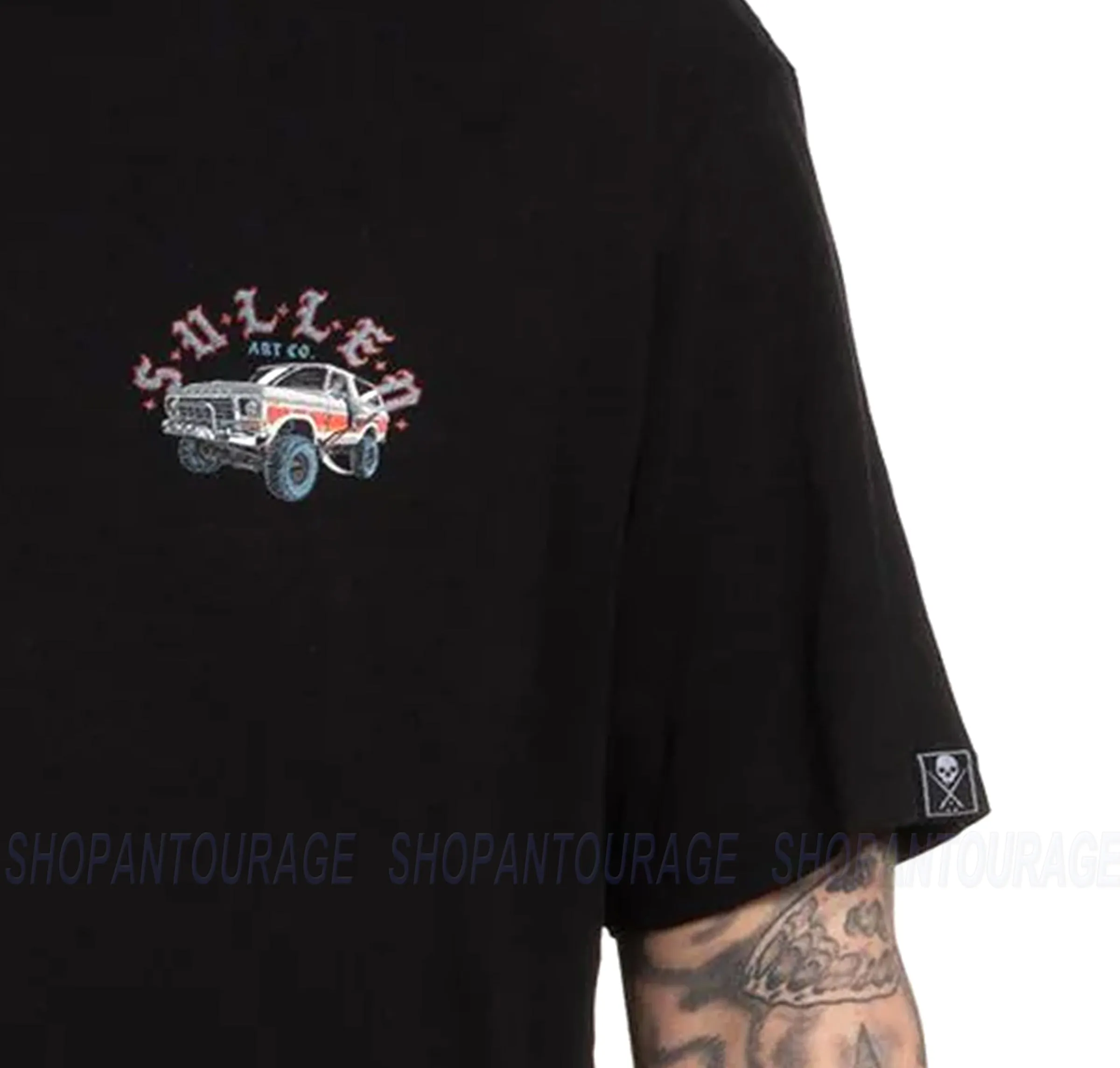 Sullen End Of The Road Premium Fit SCM6545 New Short Sleeve T-shirt For Men