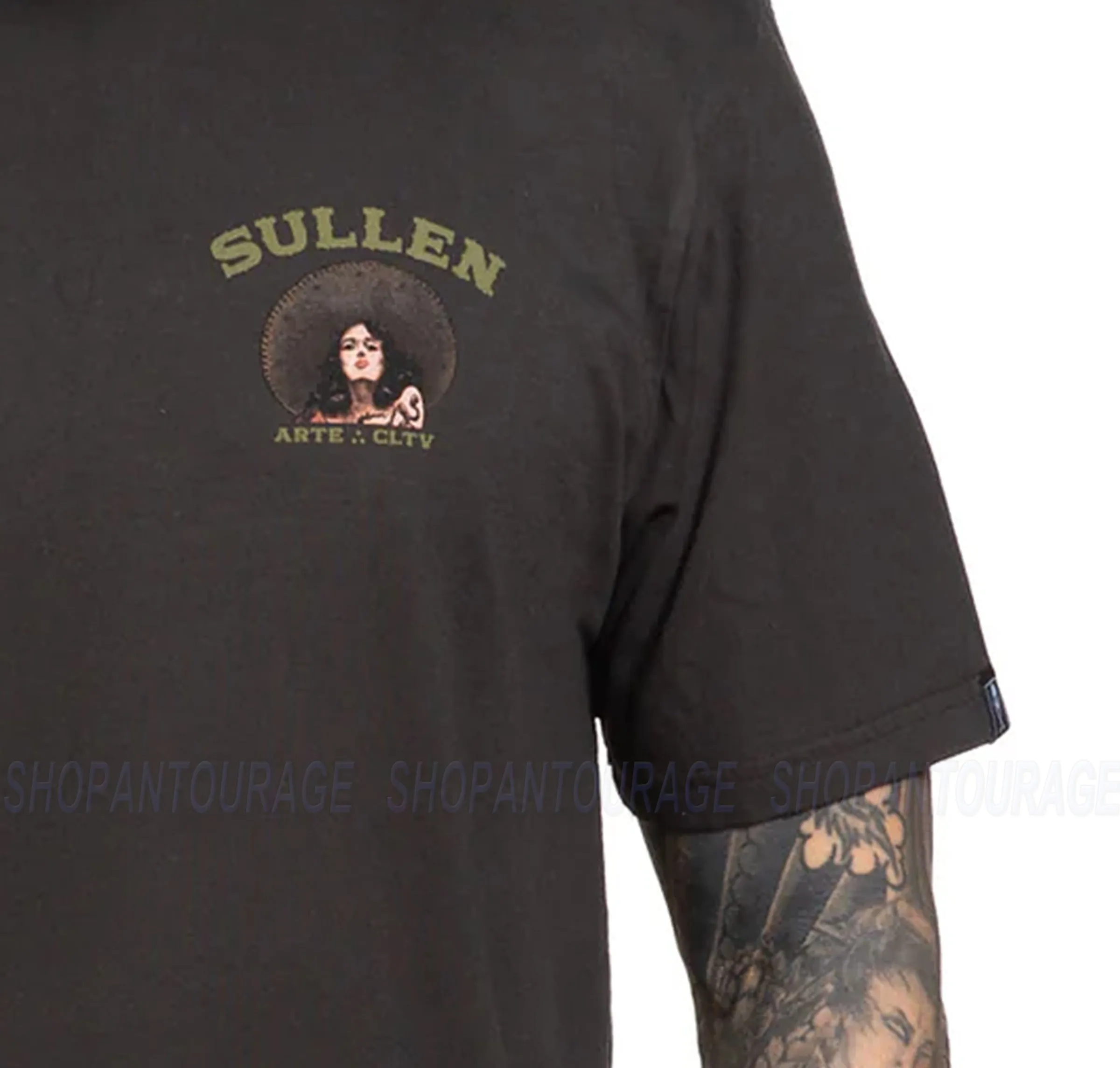 Sullen Guns Blazing Premium Fit SCM6701 Short Sleeve T-shirt For Men | 2 Colors