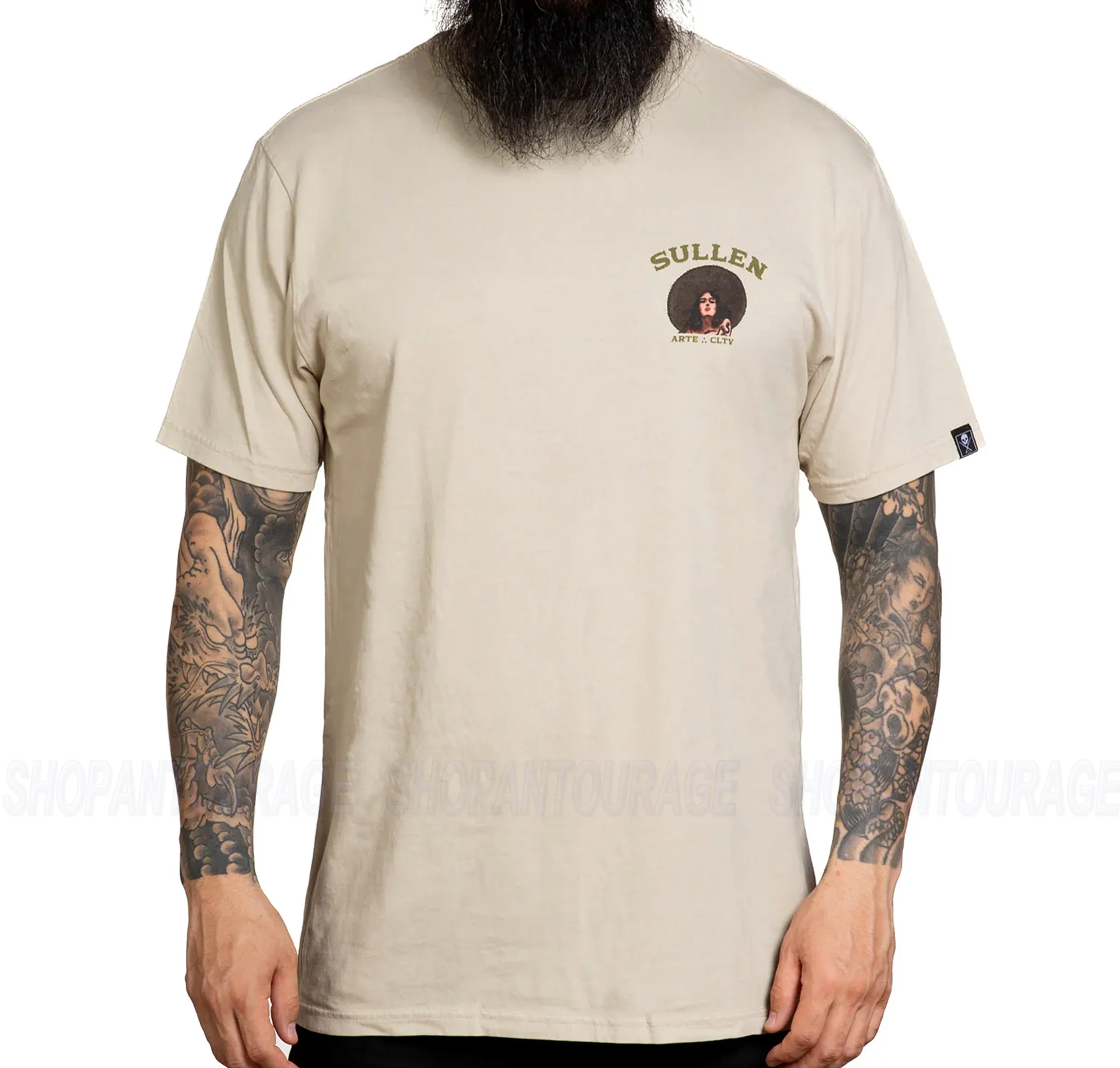 Sullen Guns Blazing Premium Fit SCM6701 Short Sleeve T-shirt For Men | 2 Colors