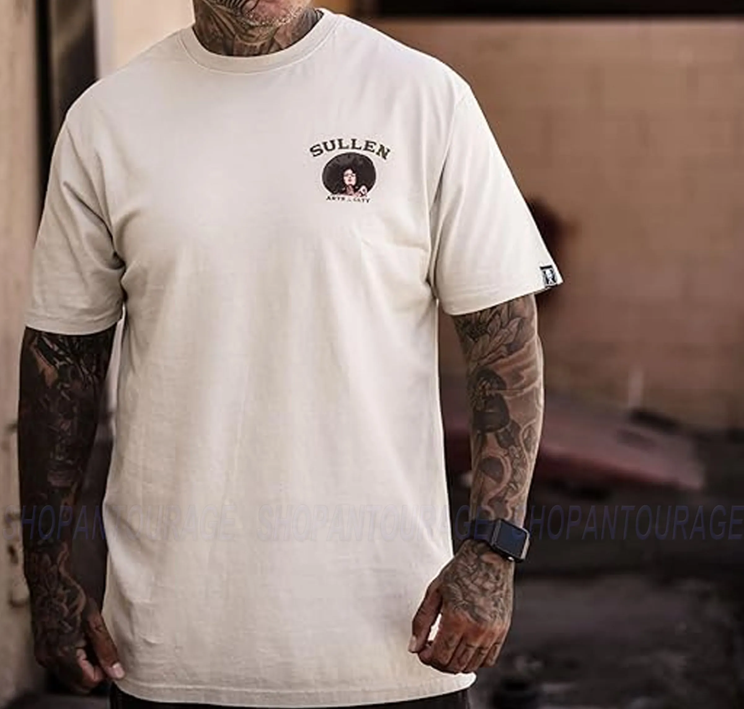 Sullen Guns Blazing Premium Fit SCM6701 Short Sleeve T-shirt For Men | 2 Colors