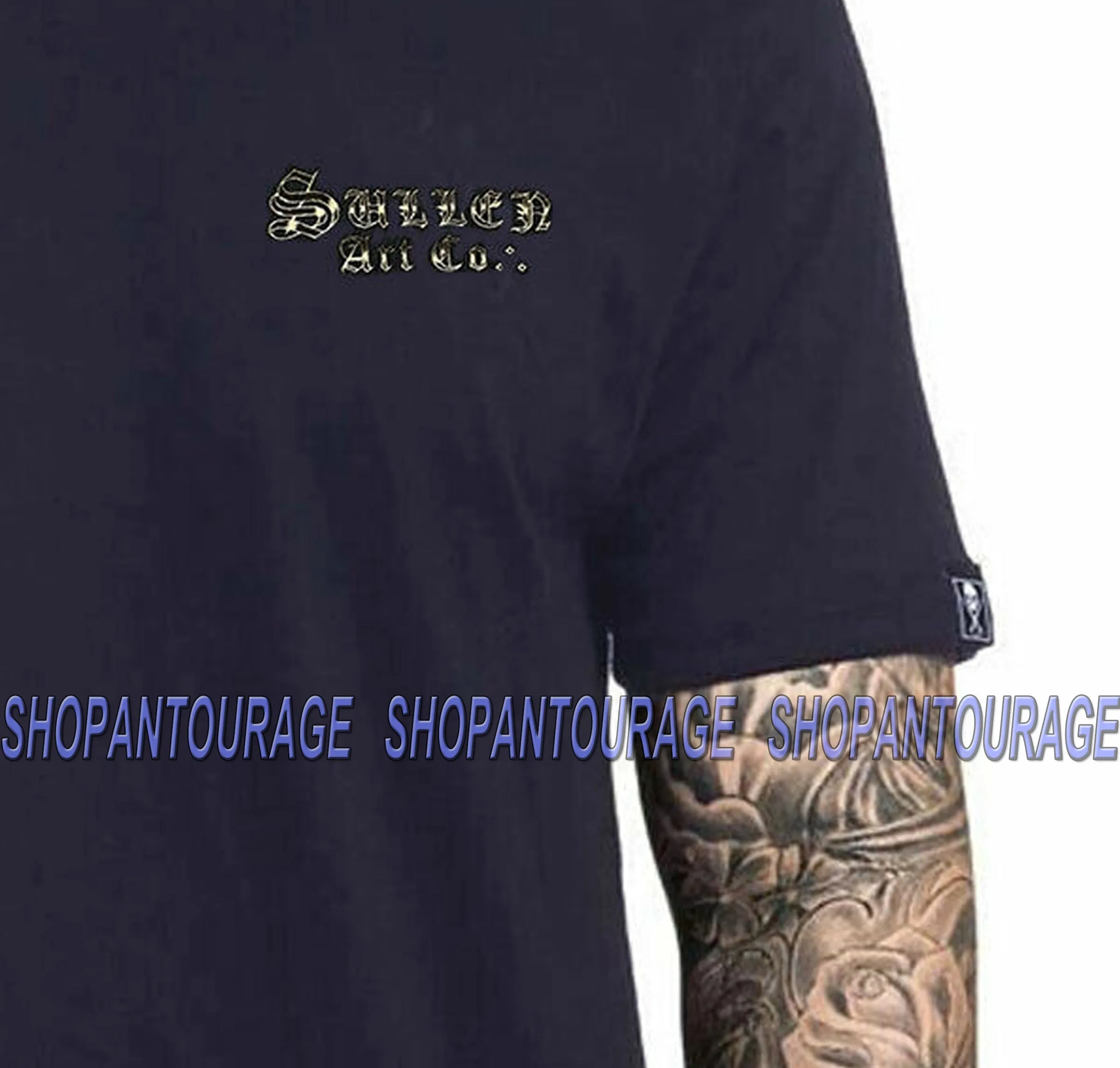 Sullen Marina Reaper SCM3106 Short Sleeve Graphic Tattoo Skull T-shirt For Men