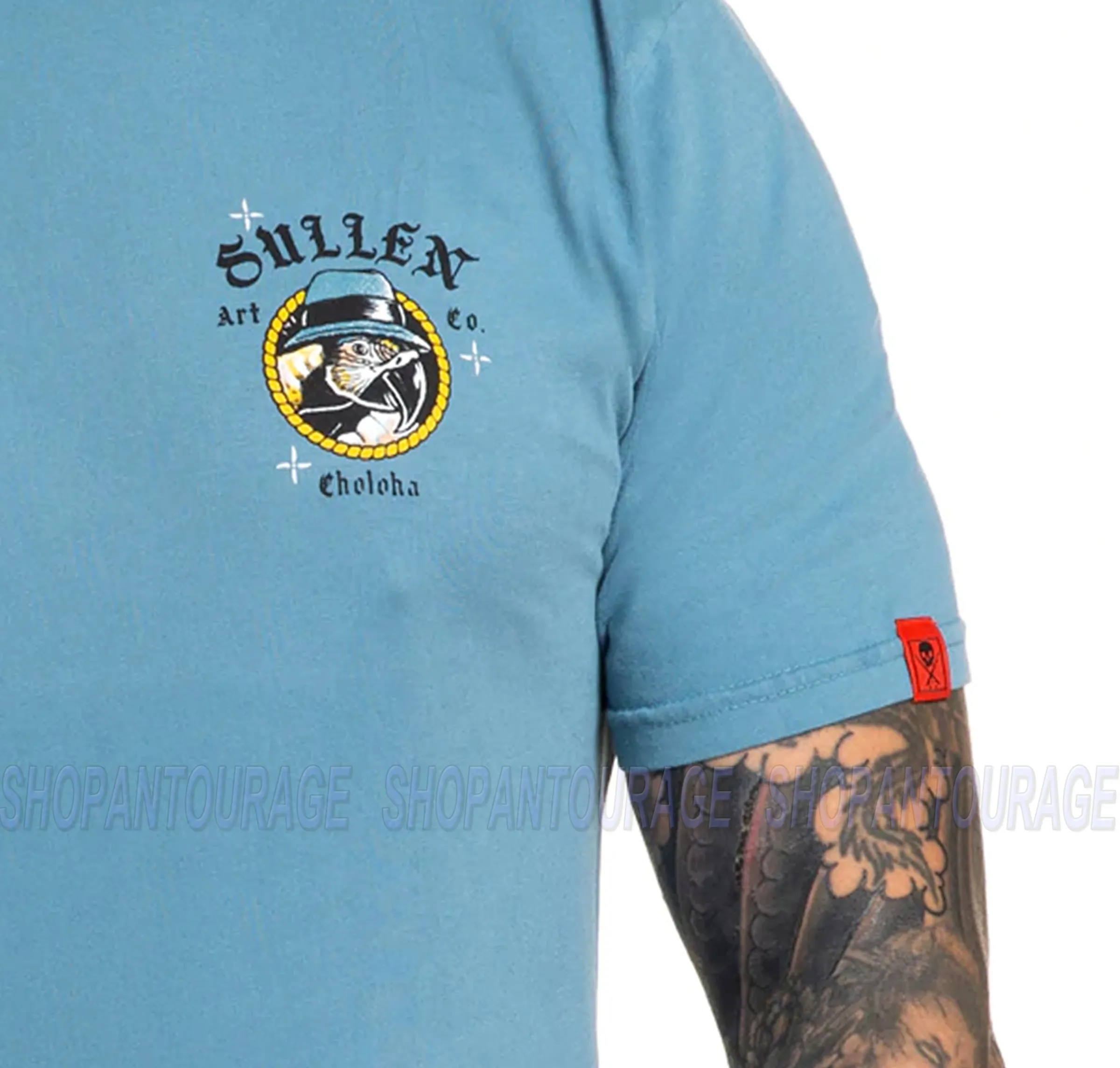 Sullen Still Of The Night SCM4358 Premium Short Sleeve Tattoo T-shirt for Men