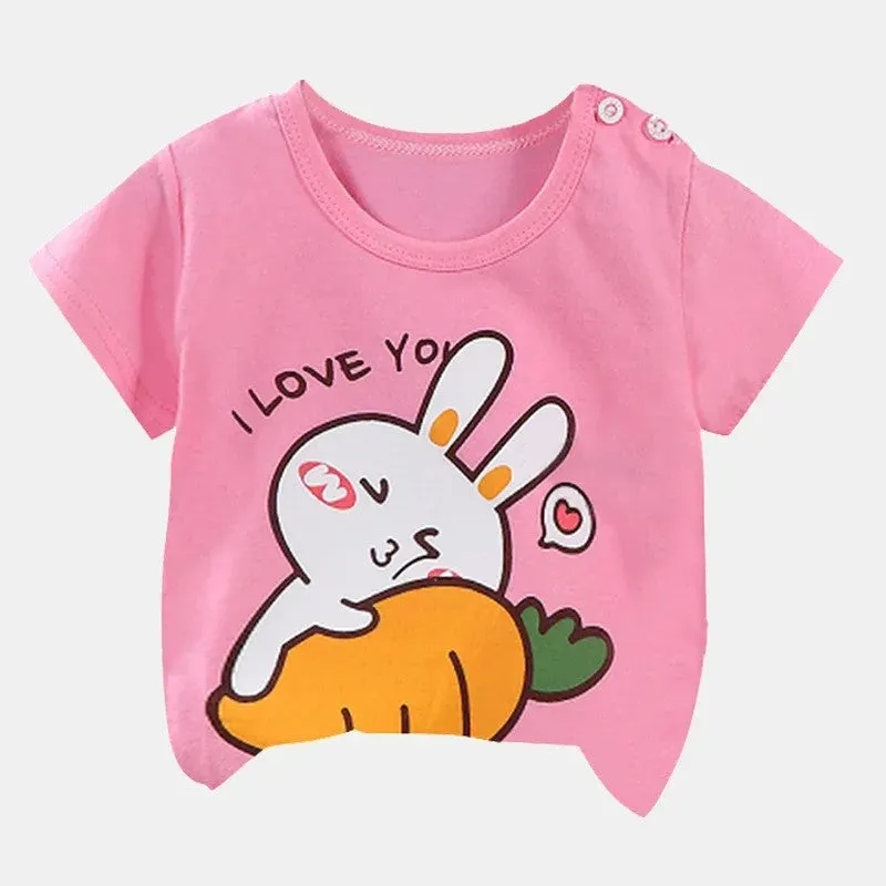 Summer Cartoon Short Sleeve T Shirts