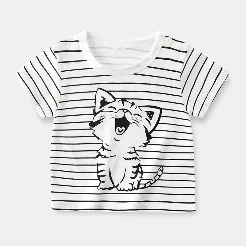Summer Cartoon Short Sleeve T Shirts