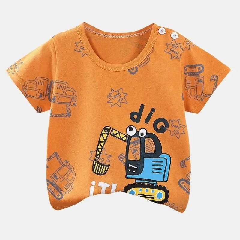 Summer Cartoon Short Sleeve T Shirts