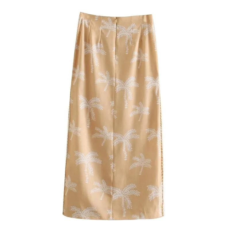 Summer Casual Woman Camel Print Short Tops Female Vintage Drawstring