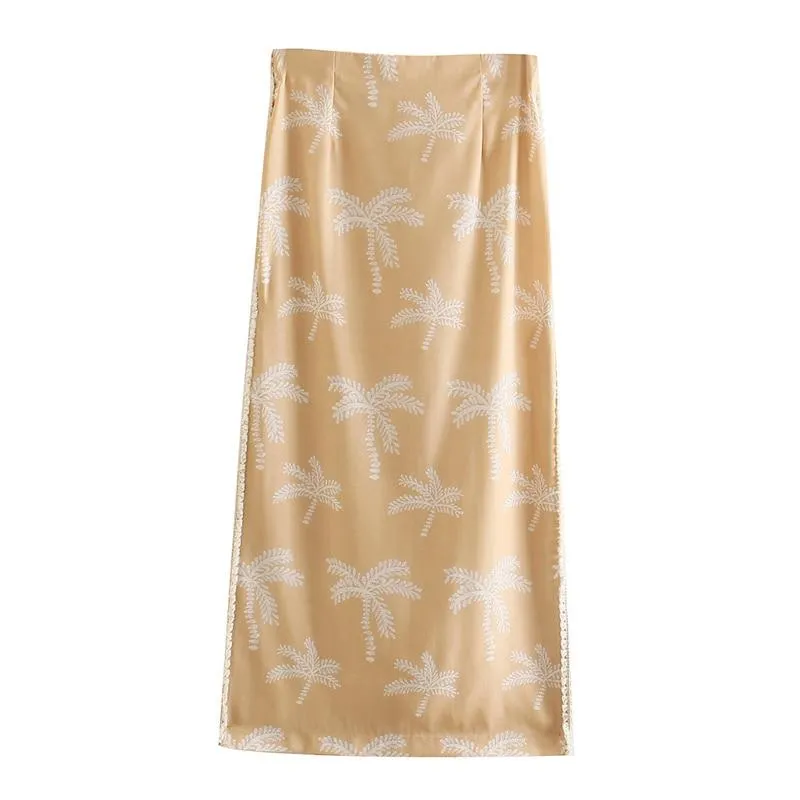 Summer Casual Woman Camel Print Short Tops Female Vintage Drawstring