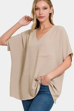 The Textured Short Sleeve Top