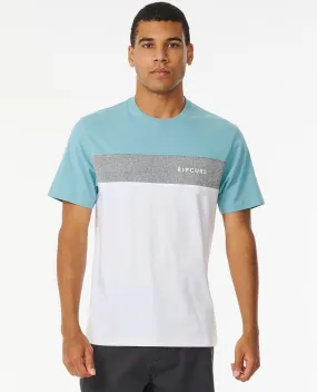 Undertow Panel Tee - Blue/White