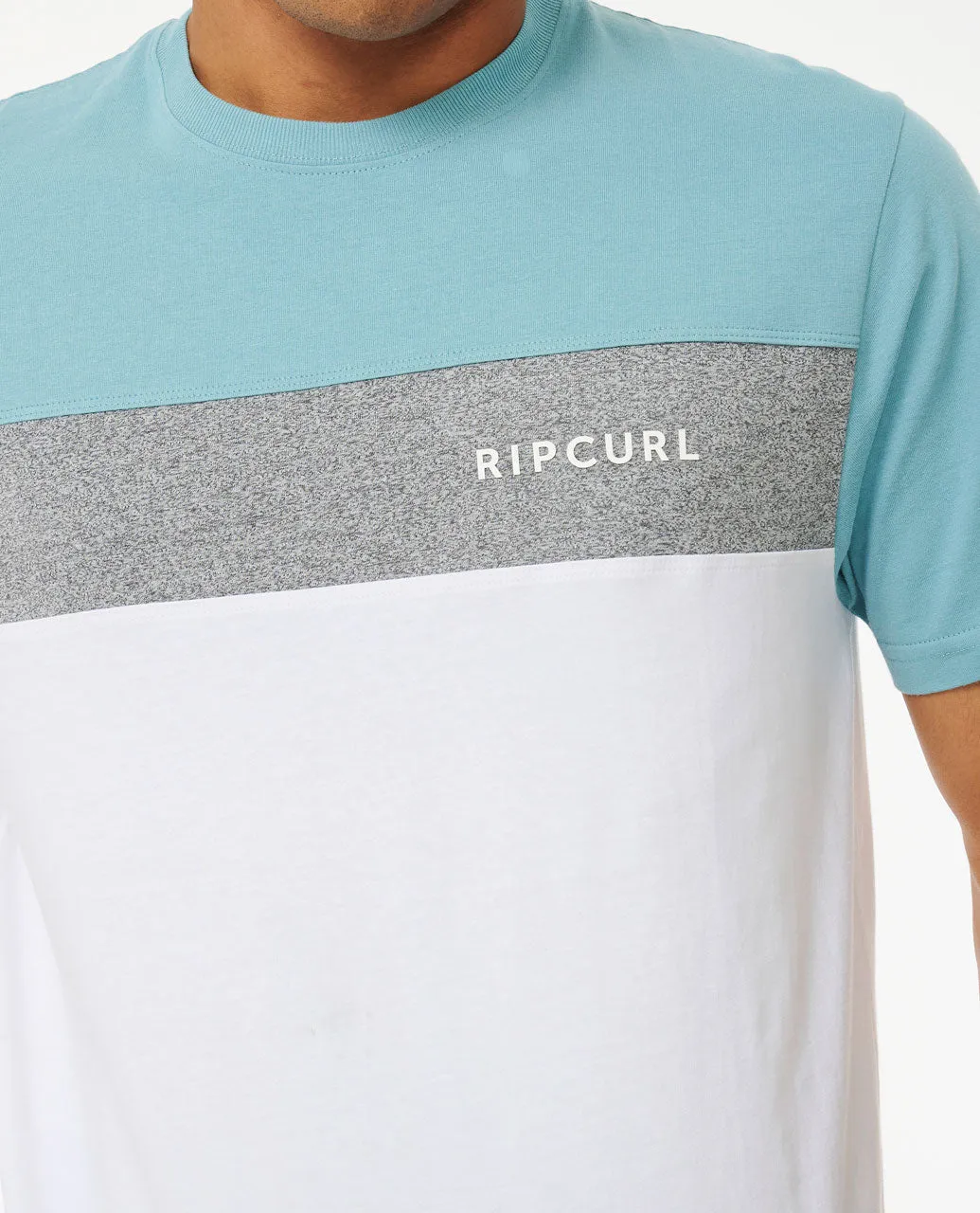 Undertow Panel Tee - Blue/White