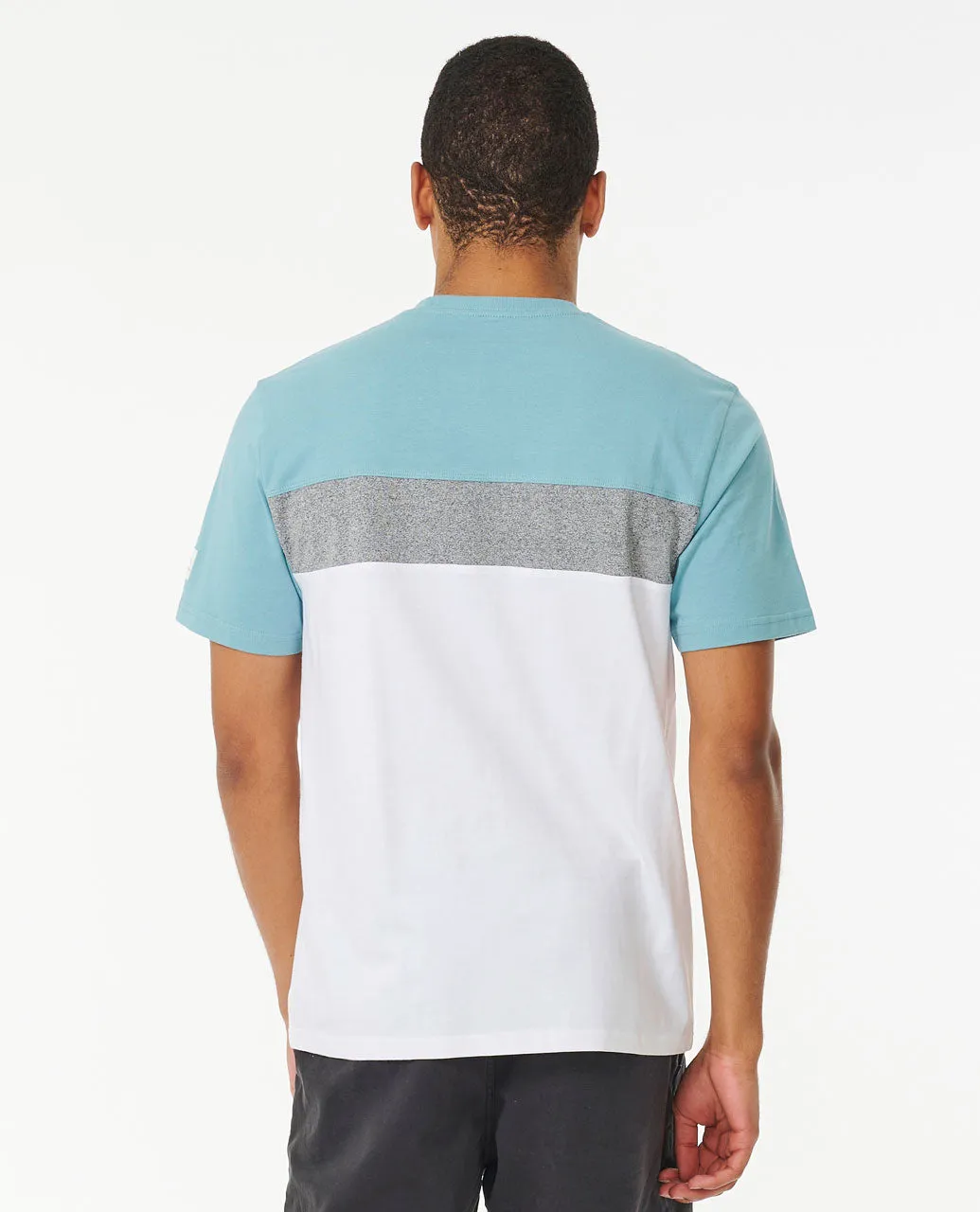 Undertow Panel Tee - Blue/White