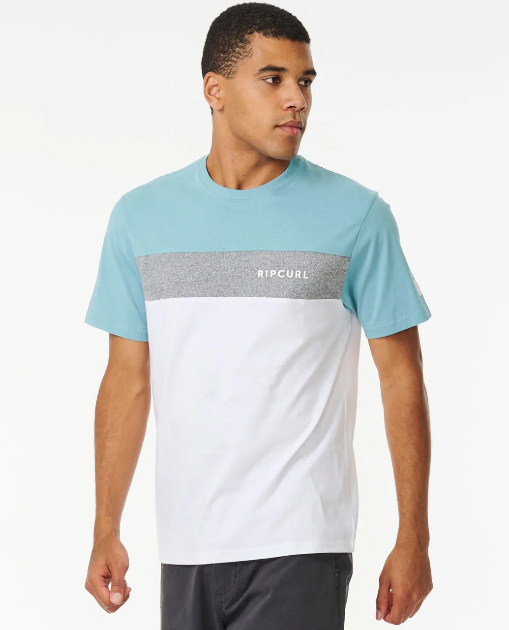 Undertow Panel Tee - Blue/White