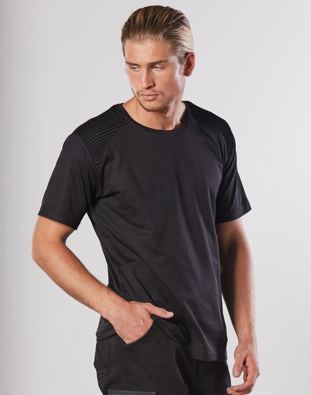 Unisex Truedry Unique Stitch Shoulder Panelling Tee - TS209