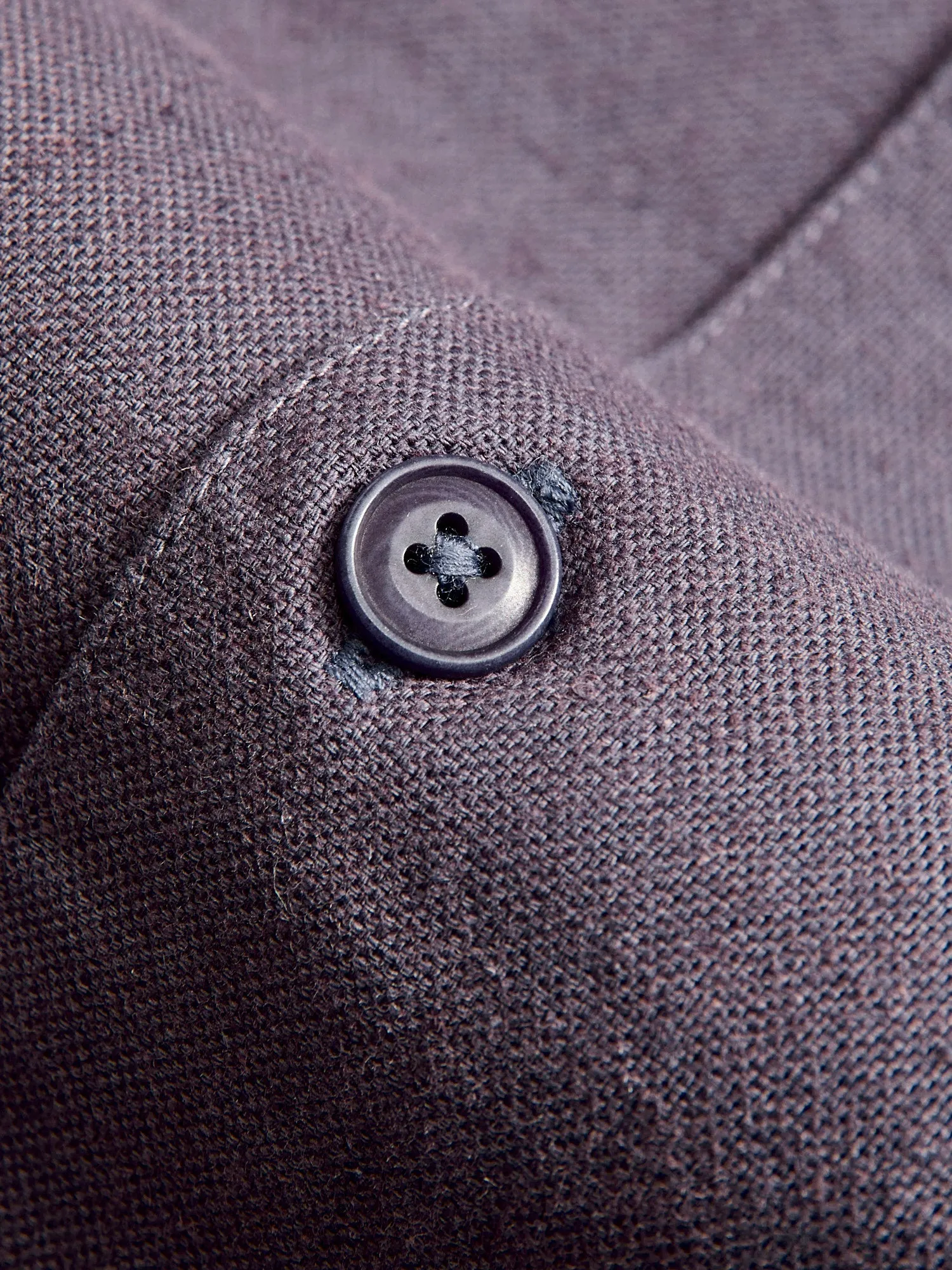 Vacation Shirt in Plum Handstitch