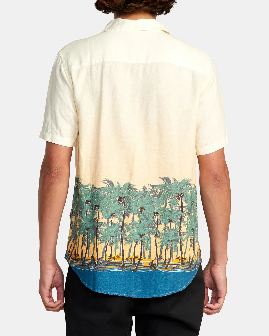 Wasted Palms Short Sleeve Shirt - Buttermilk
