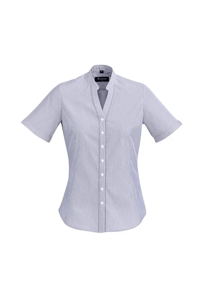 Womens Bordeaux Short Sleeve Shirt