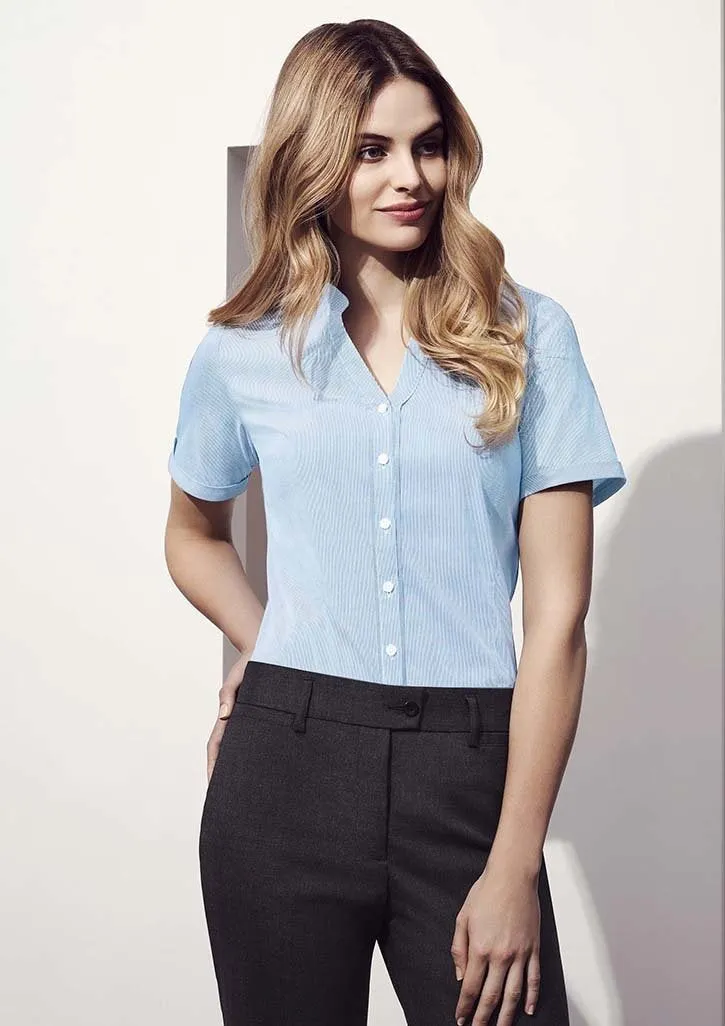 Womens Bordeaux Short Sleeve Shirt