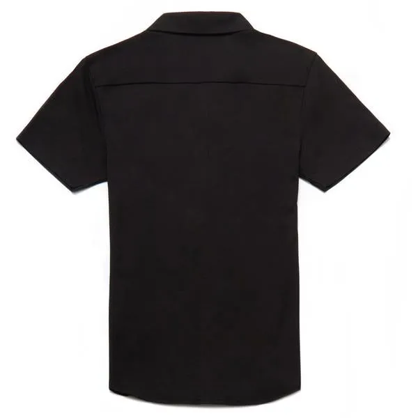Zagato Linen Blend Grandad Collar Shirt