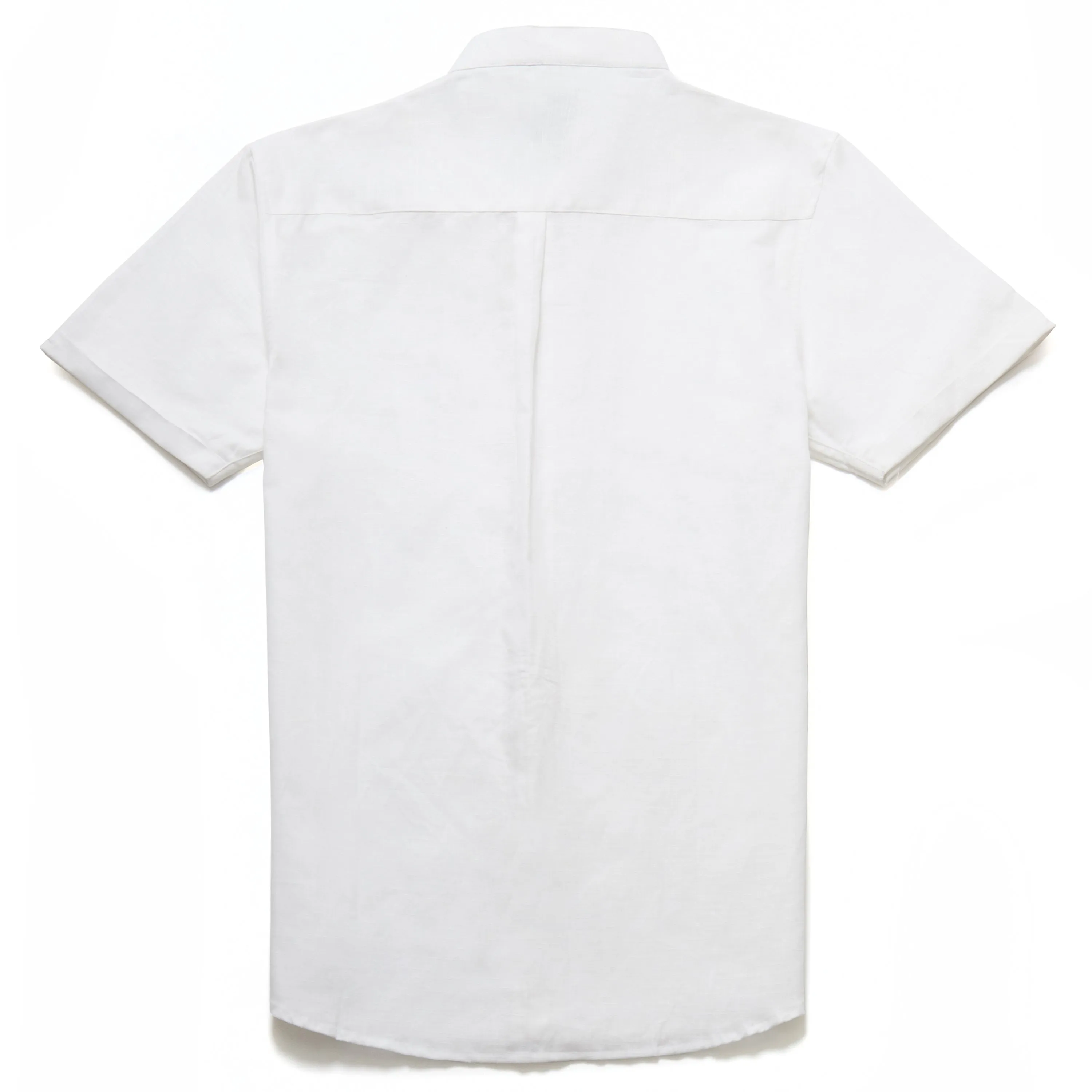 Zagato Linen Blend Grandad Collar Shirt